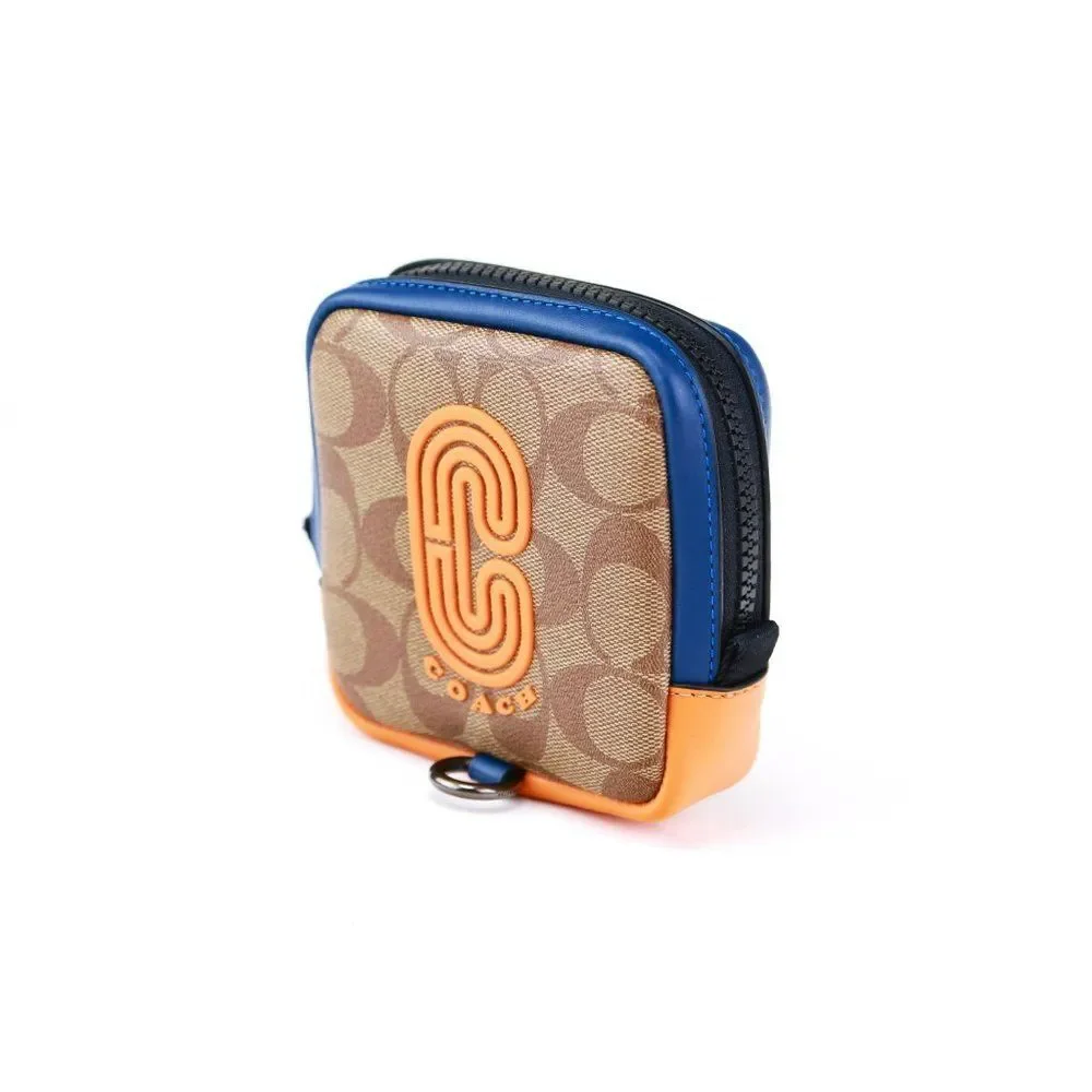 NEW Coach Signature PATCH Square Orangizer Card Pouch - Picture 4 of 7